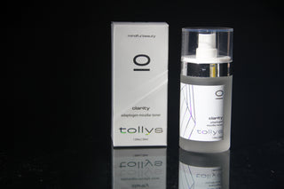 clarity adaptogen micellar toner bottle with box
