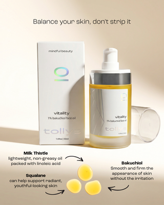vitality - 1% Bakuchiol face oil